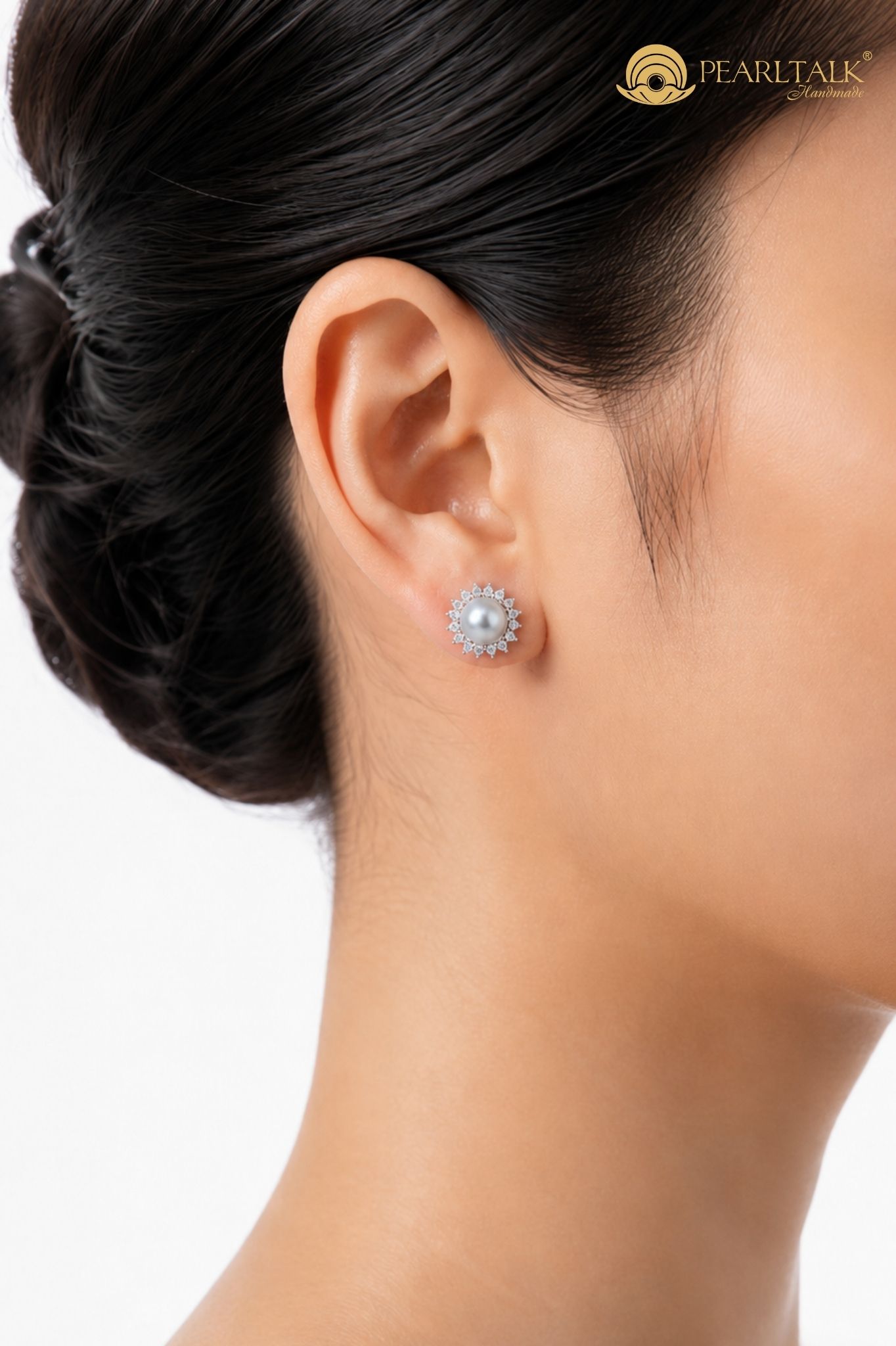 BÔNG TAI BẠC KIỂU BÁN NGUYỆT 2